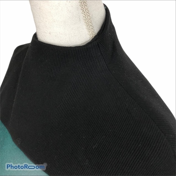 Stylewe Wool Minimalist Green Mock Neck Dress NWT Medium Women’s - Picture 3 of 14